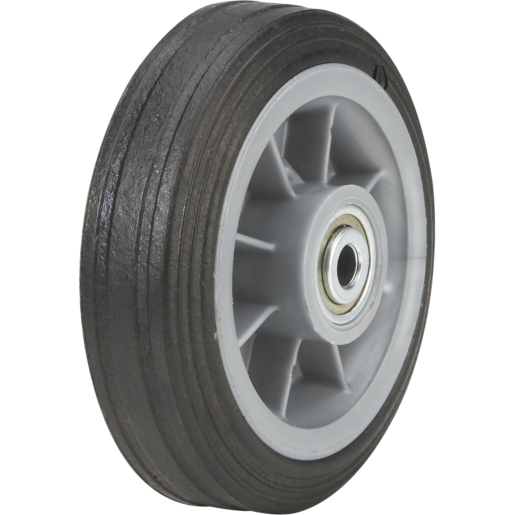 Martin Flat-Free Solid Rubber Tire and Poly Wheel, 6 x 1.50 Tire, Model# ZP61RT-325